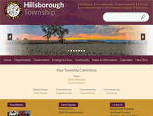Tablet Screenshot of hillsborough-nj.org
